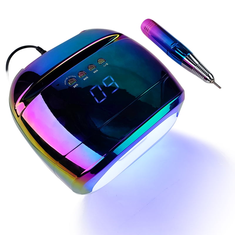 Popular 2 In 1 Professional Dryer Gel Light Tools Manicure Phone Holder 80w Uv Led Nail Lamp