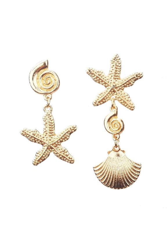 Popular Alloy Earrings Conch for Shell Earrings Marine Creature Earrings Jewelry