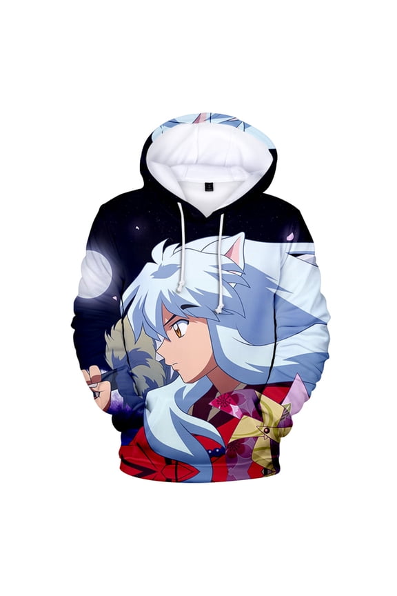 Popular Anime Inuyasha Hoodie Sweatshirts Men/Women Autumn Winter Harajuku Style Fashion Cartoon 3D Print Hoodies