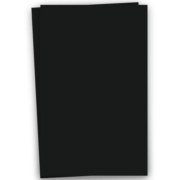 Popular BLACK LICORICE 12X18 Paper 100C Cardstock - 100 PK -- Econo 12-x-18 Large size Card Stock Paper - Business, Card Making, Designers, Professional and DIY Projects
