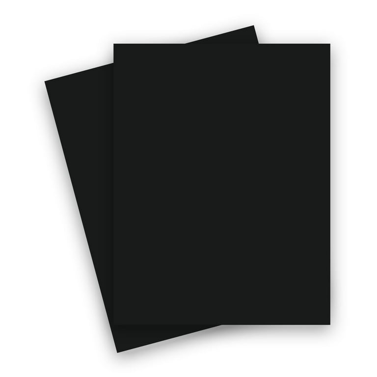 Popular BLACK LICORICE 8.5X11 (Letter) Paper 65C Lightweight Cardstock - 25  PK -- Econo 8-1/2-x-11 Letter size Card Stock Paper - Business and DIY  Projects 