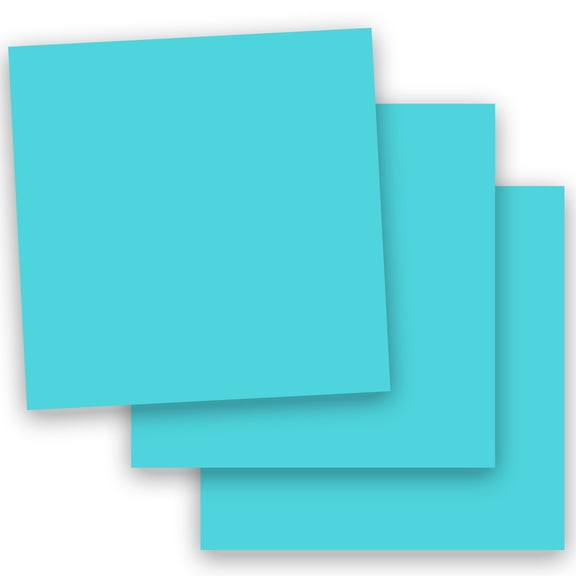 Popular BLU RASPBERRY TEAL 12X12 (Square) Paper 28T Lightweight Multi-use - 100 PK -- Econo 12-x-12 Large size Everyday Paper - Professionals, Designers, Crafters and DIY Projects