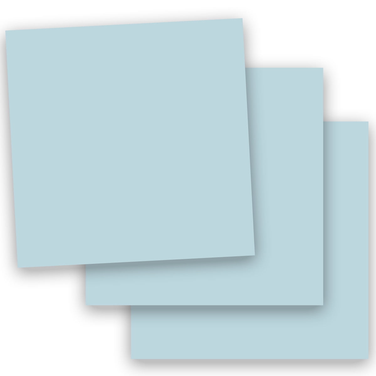 Popular BLUE SNO CONE 12X12 (Square) Paper 65C Lightweight Cardstock - 50 PK -- Econo 12-x-12 Square Card Stock Paper - Card Making, Designers, Professional and DIY