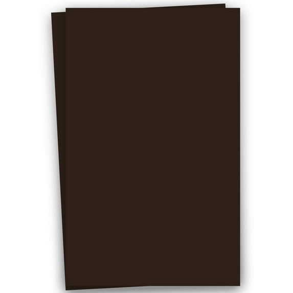Popular BROWN HOT FUDGE 12X18 Paper 100C Cardstock - 100 PK -- Econo 12-x-18 Large size Card Stock Paper - Business, Card Making, Designers, Professional and DIY Projects