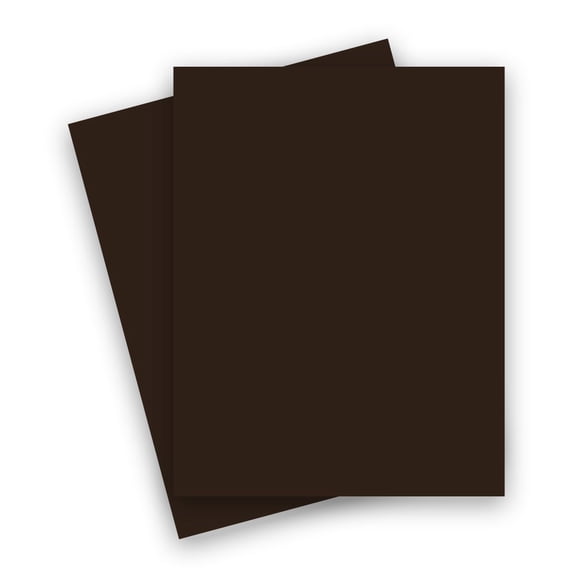 Popular BROWN HOT FUDGE 8.5X11 (Letter) Paper 100C Cardstock - 25 PK -- Econo 8-1/2-x-11 Letter size Card Stock Paper - Business, Card Making, Designers, Professional and DIY Projects