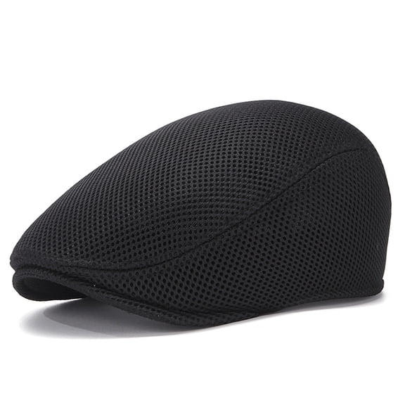 Popular Baseball Cap With Breathable Mesh Panels Comfortable Polyester Peaked Hat For Running Daily Commute