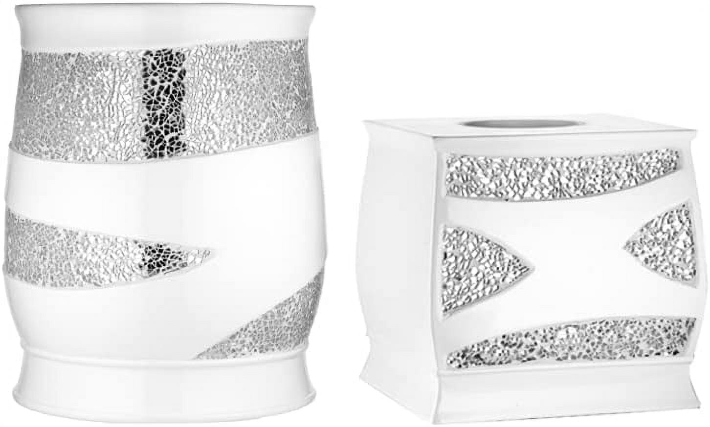 Set asciugamani da bagno (3 misure) – Bianco