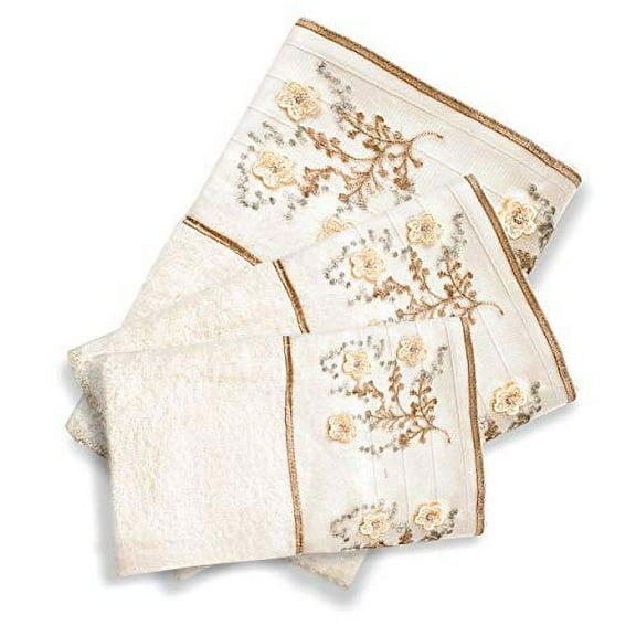 Popular Bath Bloomfield 3-Piece Cotton Towel Set, Beige