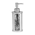 thumbnail image 1 of Popular Bath Silver Sinatra Bath Decor Accessories, Premium, Durable, Acrylic Resin, Eco-Friendly Lotion Pump (8"H x 3"W x 3"D), 1 of 2