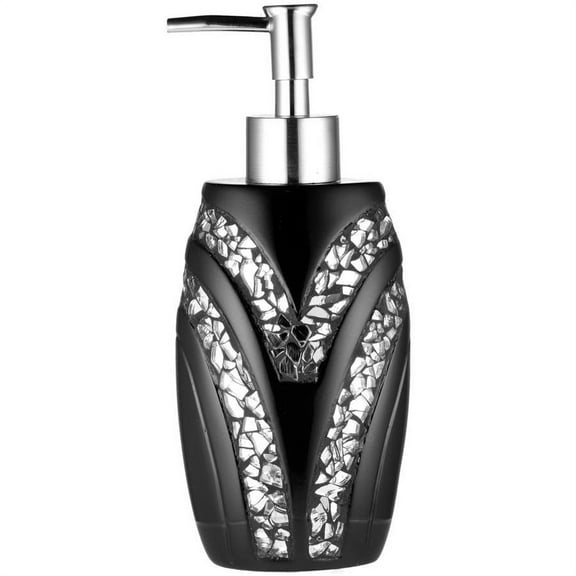 Popular Bath Sinatra Black Collection Bathroom Lotion Soap Pump
