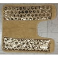 thumbnail image 1 of Popular Bath Sinatra Contour Bath Rug, Champagne and Gold, Acrylic with Non-Slip Latex Backing, 1 of 1