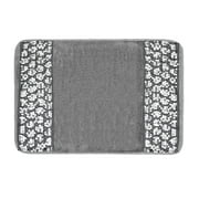 Popular Bath Sinatra Silver Collection - 21" x 32" Bathroom Rug