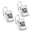 thumbnail image 1 of Popular Bath Sinatra Silver Collection - Bathroom Shower Curtain Hooks, 1 of 2