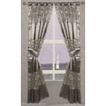 thumbnail image 1 of Popular Bath Sinatra Silver Fabric Window Curtain, 1 of 2