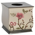 thumbnail image 1 of Popular Bath Tissue Box, Larrisa Collection, Rose Design, Beige, 1 of 1