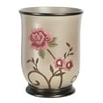 thumbnail image 1 of Popular Bath Waste Basket, Larrisa Collection, Rose Design, 1 of 2