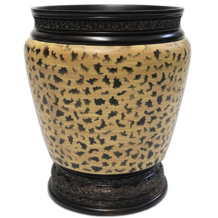 Popular Bath Wild Life Bathroom Plastic Trash Can