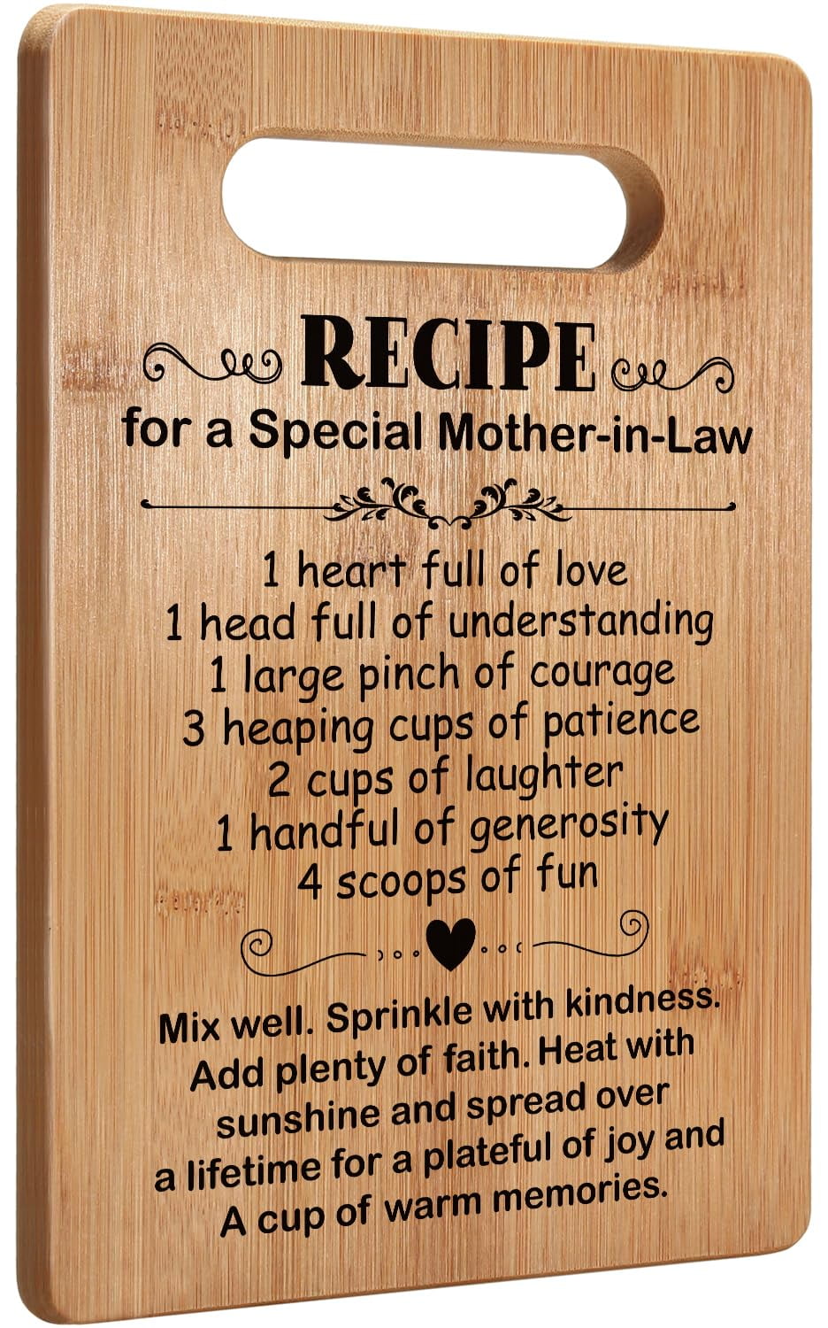 Popular Birthday Gifts for MotherinLaw, Cutting Board Gift for Mother