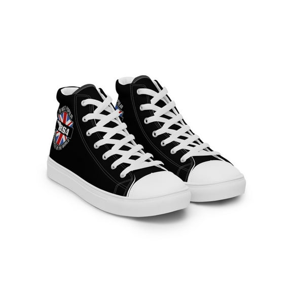 Popular Bsa High Top Canvas Shoes Men's -BSA Designs