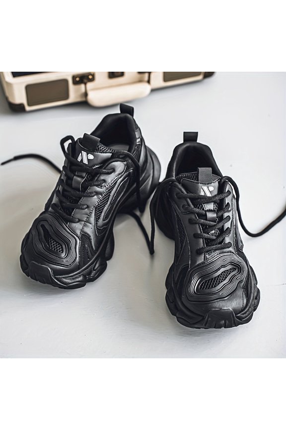 Popular Casual All-Match New Internet Celebrity Sports Shoes with Height Increase And Thick Sole Trendy Breathable Men'S Shoes Street-Looking High-End Desig