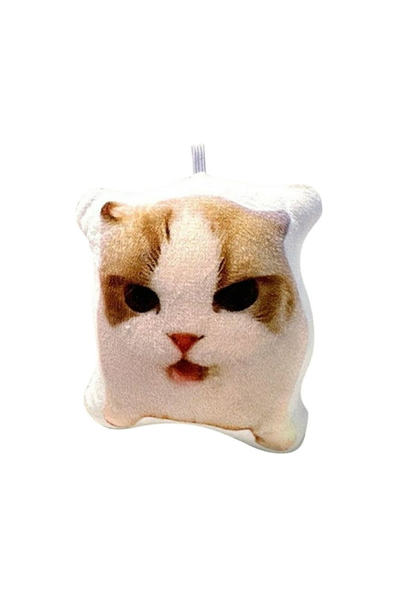 Popular Cat Emoji Doll Keychains with Sound, Stuffed Animals Plush Toys, Plush Pillow Toys, Cute Plush Dolls, Christmas Gifts