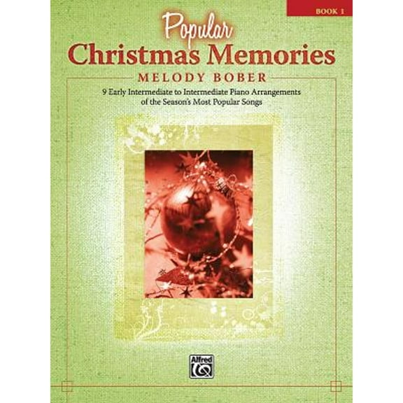 Pre-Owned Popular Christmas Memories, Bk 1: 9 Early Intermediate to Intermediate Piano Arrangements of the Seasons Most Popular Songs Paperback - USED