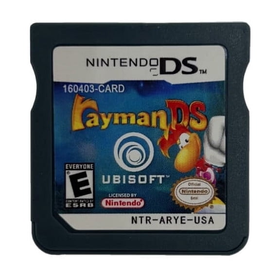 Popular DS Game Cartridge - Rayman DS US Version for NDS/3DS/DSI Systems