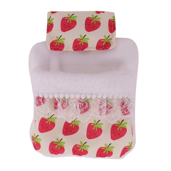 Popular Doll Bed Flower Pattern Pillow And Sleeping Bag Set Doll Accessories