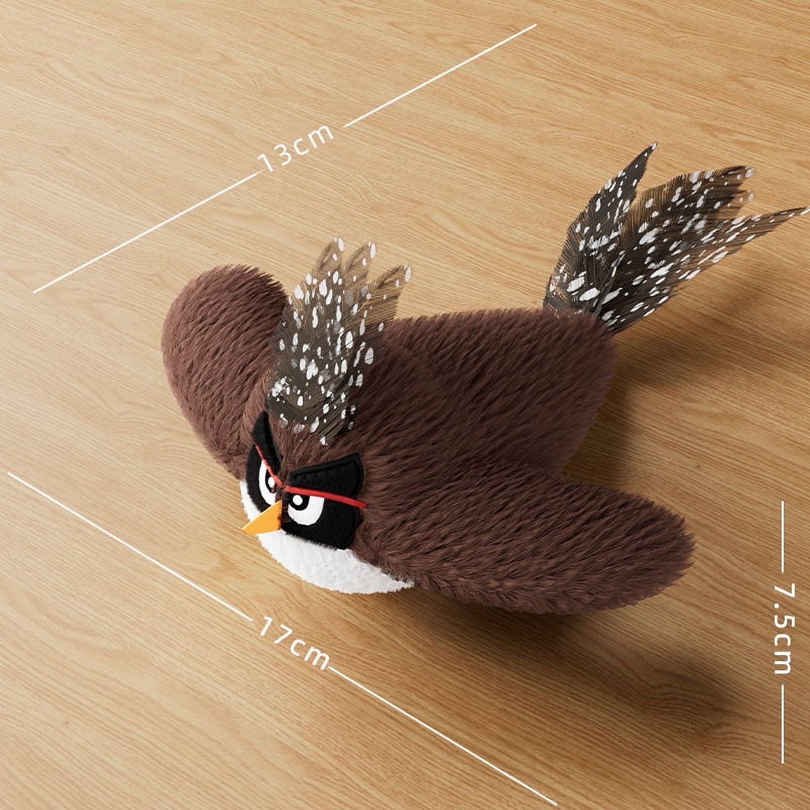 Popular Electric Chattering Bird Cat Toy Small Bird Sound Simulation Toy Cat Play Self-Hi Cat Teaser Play with cat