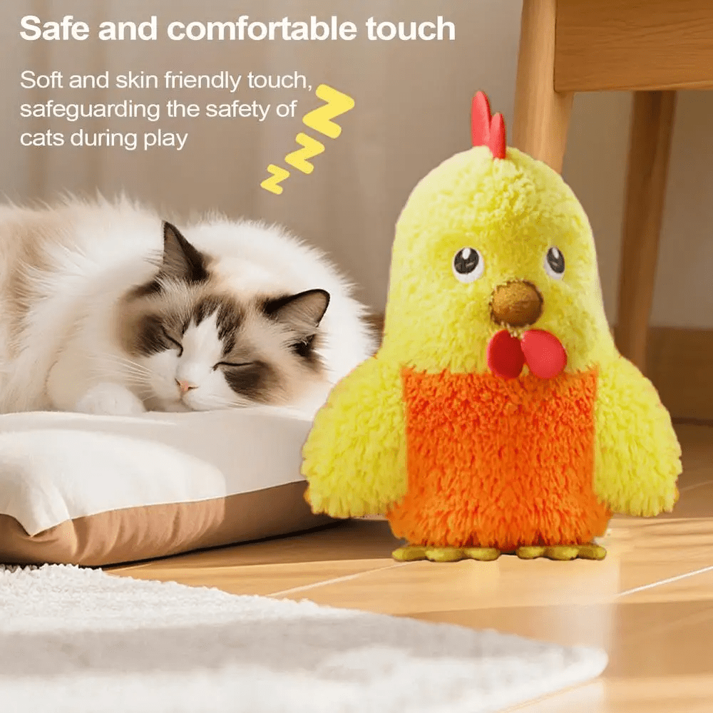 Popular Electric Chattering Bird Cat Toy Small Bird Sound Simulation Toy Cat Play Self-Hi Cat Teaser Play with cat