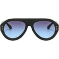 thumbnail image 1 of Popular Fashion Pilot Sunglasses Women Shades UV400 Retro Rivets Decoration Gradient Trending Men Round Sun Glasses, 1 of 6