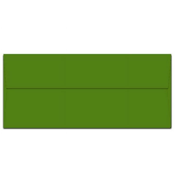Popular GUMDROP GREEN #10 Envelopes 28T - 500 PK -- Econo No 10 (4-1/8-x-9-1/2) holds letter paper folded 3-way Standard #10, Professional and DIY Business Envelopes
