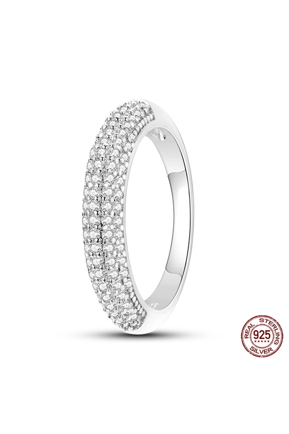 Popular Glow In The Dark Rings For Women 925 Sterling Silver Star Moon Sun Rings Sparkling Cubic Zircon Exquisite Jewelry Gifts