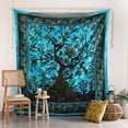 thumbnail image 1 of Popular Handicrafts Tapestry Wall Hanging Tree of Life Hippie Mandala Bohemian Hippy Kaleidoscopic Intricate Floral Design Indian Tapestries Bedspread, 1 of 8