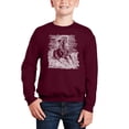 thumbnail image 1 of Popular Horse Breeds - Boy's Word Art Crewneck Sweatshirt, 1 of 3