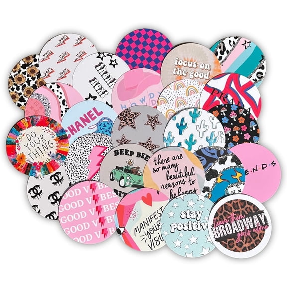Popular Hot Freshie Cardstock Cutout Rounds  25 pk 3 inch Unique Mix Silicone Molds Assorted Bulk Manly Animal Teacher Western