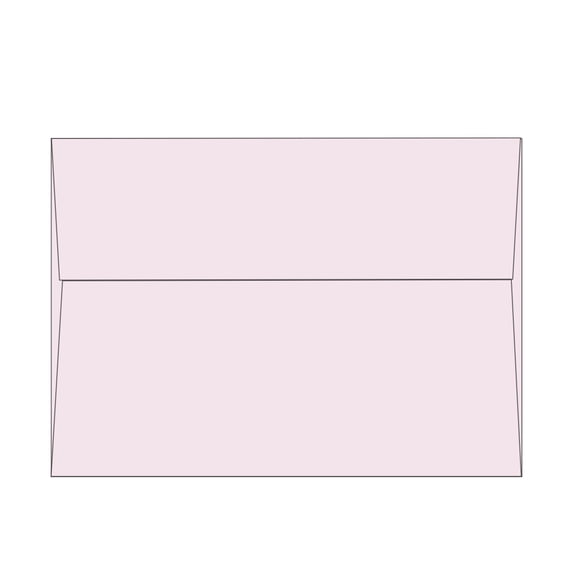 Popular LIGHT PINK LEMONADE A7 Envelopes 28T - 50 PK -- Econo A7 (5-1/4-x-7-1/4) 5X7 Invitation, Card and DIY Greeting Envelopes