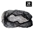 thumbnail image 1 of Popular Life Arya-Net Extra Fine Elastic Edge Hair Nets, Black (Pack of 20), 1 of 6