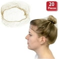 thumbnail image 1 of Popular Life Slim-Net Durable and Invisible Hair Nets, Fits For Adult, Blonde (Pack of 20), 1 of 6