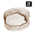 thumbnail image 1 of Popular Life Slim-Net Durable and Invisible Hair Nets, Fits For Adult, Light Brown (Pack of 20), 1 of 5