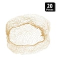 thumbnail image 1 of Popular Life Slim-Net Durable and Invisible Hair Nets, Fits for Adult, Gold (Pack of 20), 1 of 5