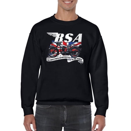 Popular Motorcycle Bsa Sweatshirt Men -BSA Designs, Male Large