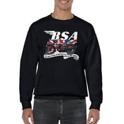 Popular Motorcycle Bsa Sweatshirt Men -BSA Designs, Male Medium