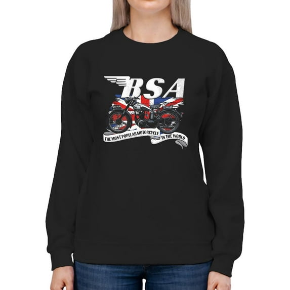 Popular Motorcycle Bsa Sweatshirt Women -BSA Designs, Female XX-Large