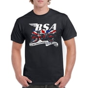 Popular Motorcycle Bsa T-Shirt Men -BSA Designs, Male x-Large