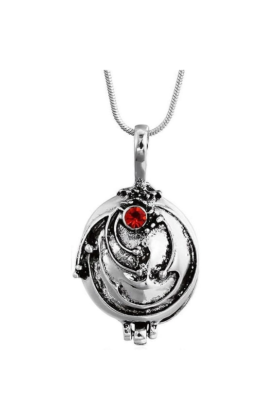 Popular Movie Vampire Diaries Necklace Elena Gilbert Vervain Romantic Crystal Pendant Necklaces For Women Charm Collar Jewelry