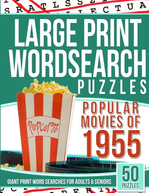 Popular Movies of 1954 Wordsearch Puzzles : Word Searches for Adults & Seniors