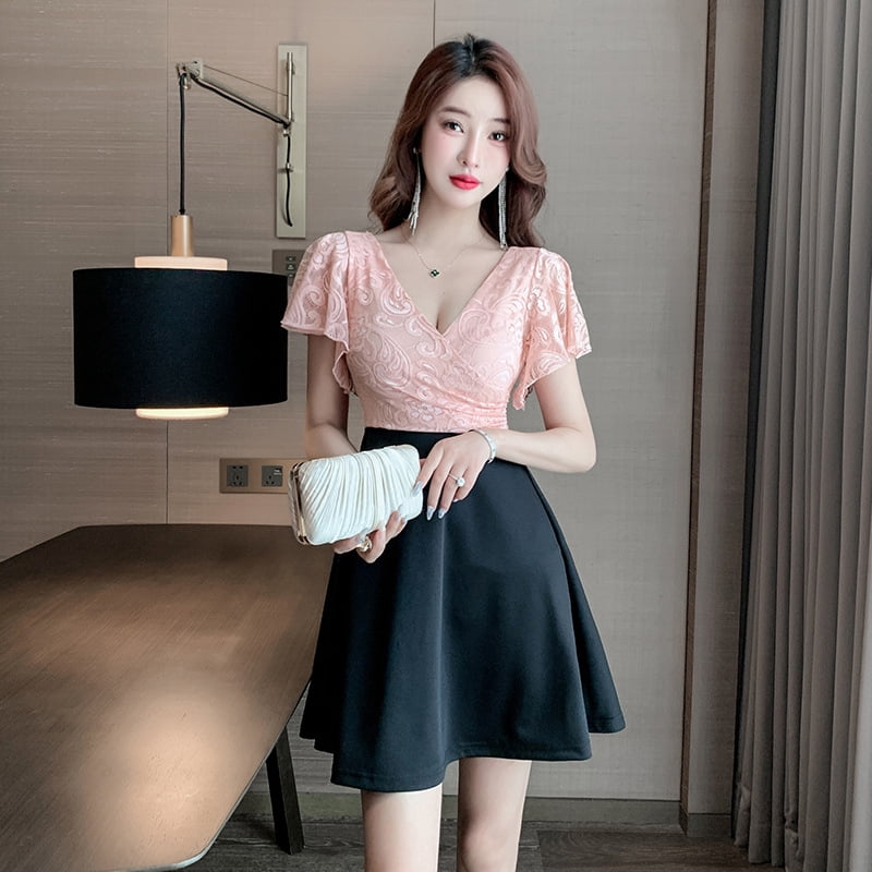 Popular Nightclub Sexy Slim Fit Dress Women's Nightclub Short Skirt Set ...