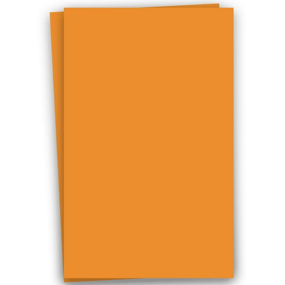 Popular ORANGE FIZZ 12X18 Paper 65C Lightweight Cardstock - 250 PK -- Econo 12-x-18 Large size Card Stock Paper - Business, Card Making, Designers, Professional and DIY Projects