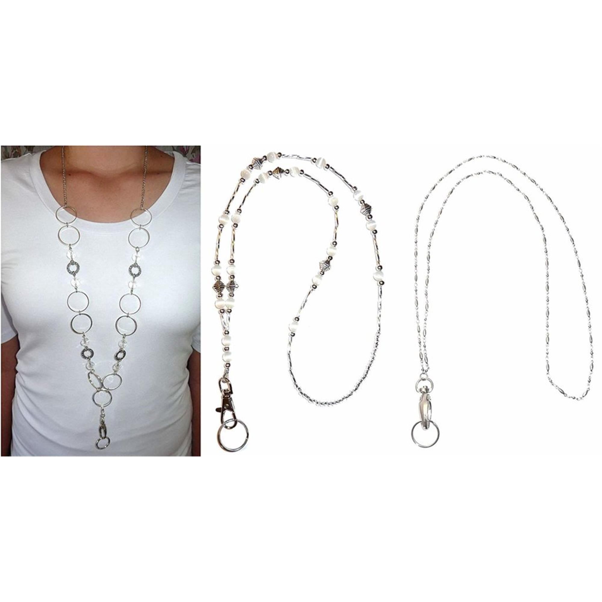 Popular Pack Women's Fashion Lanyards 3 Pack Non-Breakaway Stronger 34 inch